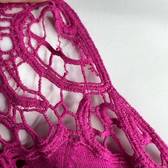 Addition Elle Pink Crocheted Lightweight Sweater Size 2x NWT Brand New - Picture 5 of 11